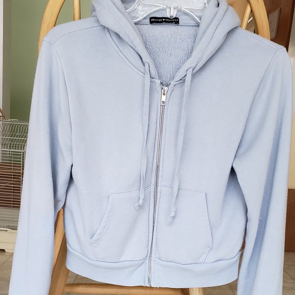 Brandy Melville Jackets & Blazers - Brandy Melville zipped sweatjacket